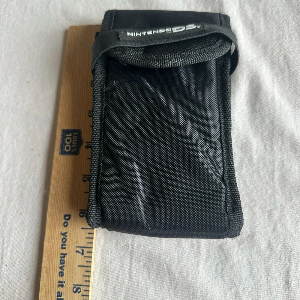Nintendo DS Black Vintage Official Nintendo Soft Carrying Case EUC